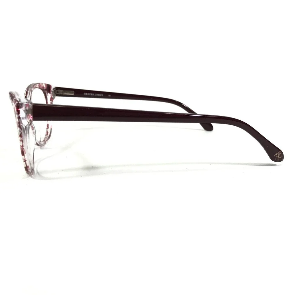 Draper James Eyeglasses Frames DJ5014 651 BLUSH FLORAL Red Clear 52-17-140